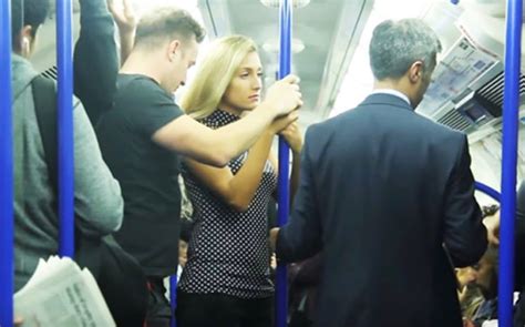 On the NYC subways, <strong>groping</strong> is pretty much involuntary. . Grope in the train